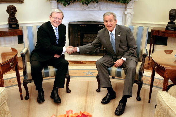 President Bush and PM Rudd 08