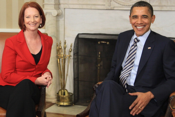 President Obama and PM Gillard White House