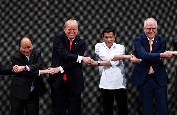 President Trump, President Duterte, PM Turnbull ASEAN