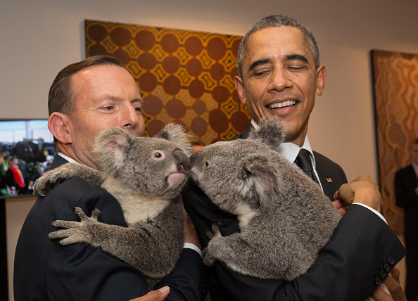 President Obama and PM Abbott G20 Brisbane